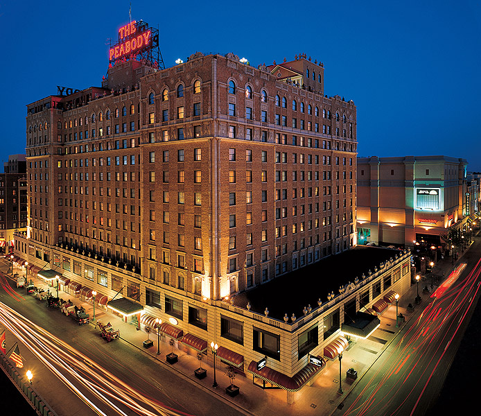 The Peabody Hotel ... and the famous ducks in Historic-Memphis