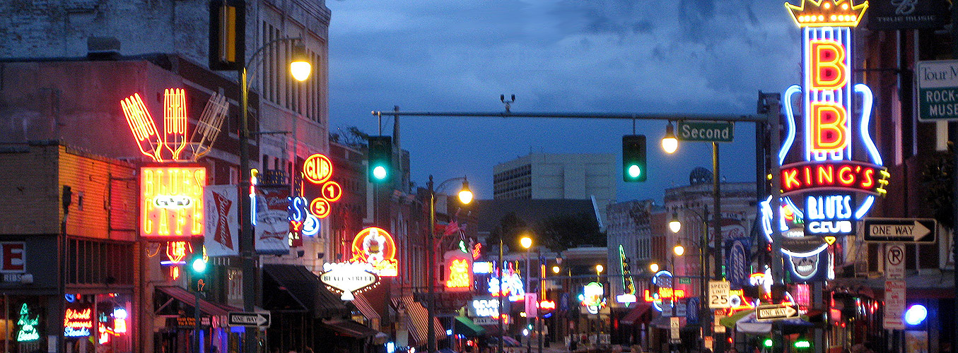 Beale Street Entertainment District of Memphis